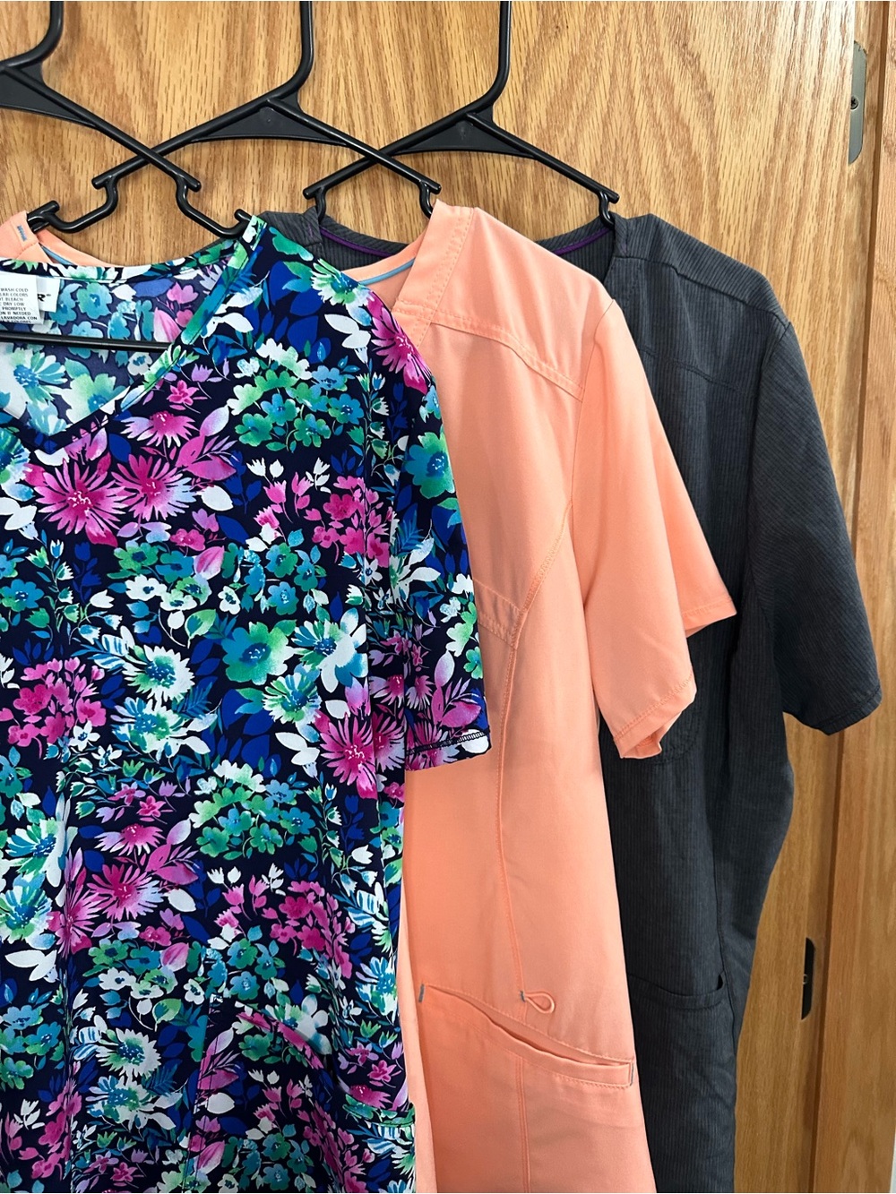 3 Scrubstar tops; Large